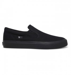 Adidasi DC Trase Slip-On Shoes Barbati Negrii | EBC5220