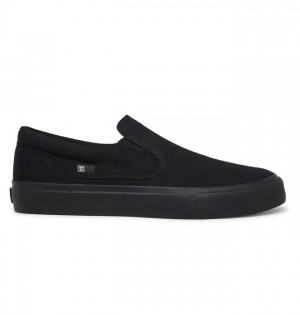 Adidasi DC Trase Slip Ons Barbati Negrii Maro | VDZ2236