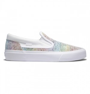 Adidasi DC Trase Slip Platforma Slip Ons Dama Multi | RWU1938