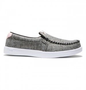 Adidasi DC Villain Slip-On Shoes Dama Gri | TTY1768