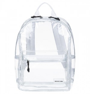 Geanta & Rucsac DC Playground Medium Backpack Copii Albi | MYX3370