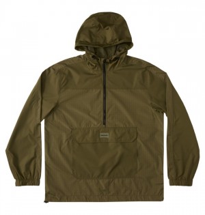 Geci DC Field Apa-Resistant Anorak Barbati Verzi | GXT3288