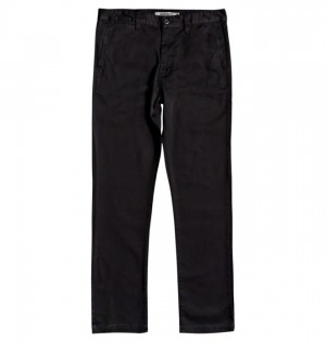 Pantaloni DC Worker Chinos Barbati Negrii | HSK0070