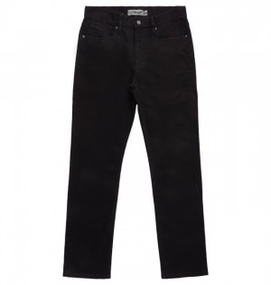 Pantaloni DC Worker Drept Fit Jeans Barbati Negrii | CQJ7614