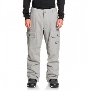 Pantaloni De Snowboard DC Code Shell Barbati Gri | SGJ5131