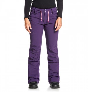 Pantaloni De Snowboard DC Viva Softshell Dama Violet | YWA8509