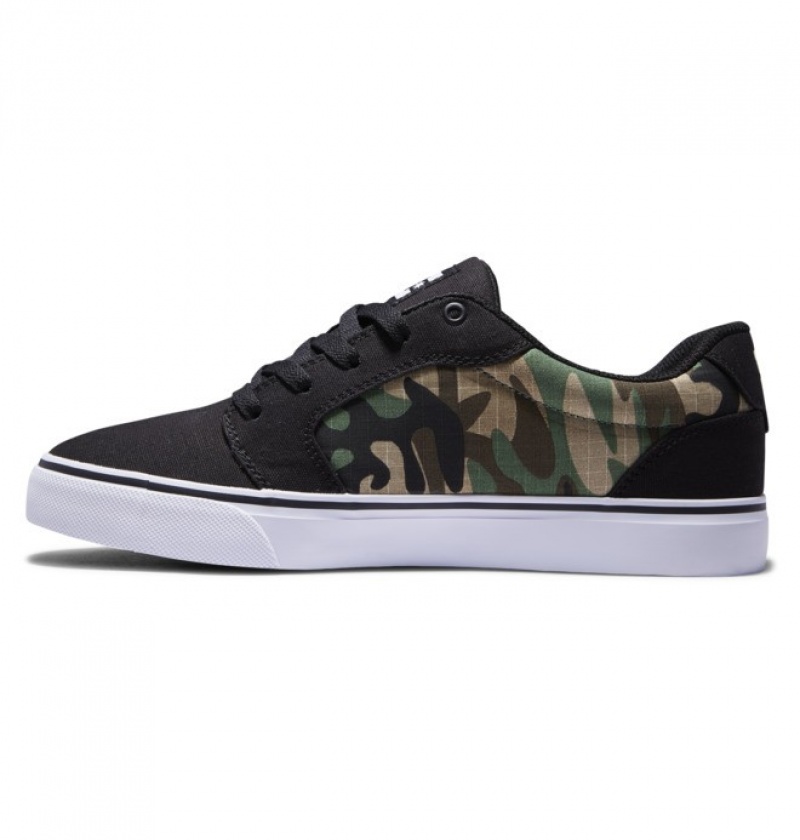 Adidasi DC Anvil Shoes Barbati Negrii Camuflaj | VNC9917