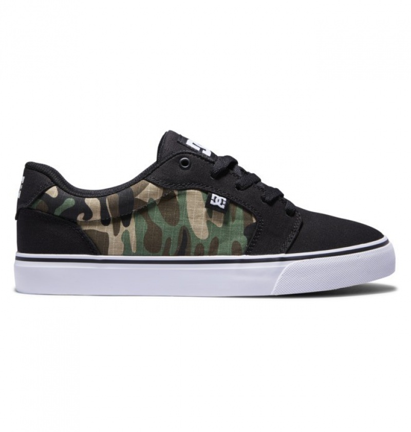 Adidasi DC Anvil Shoes Barbati Negrii Camuflaj | VNC9917