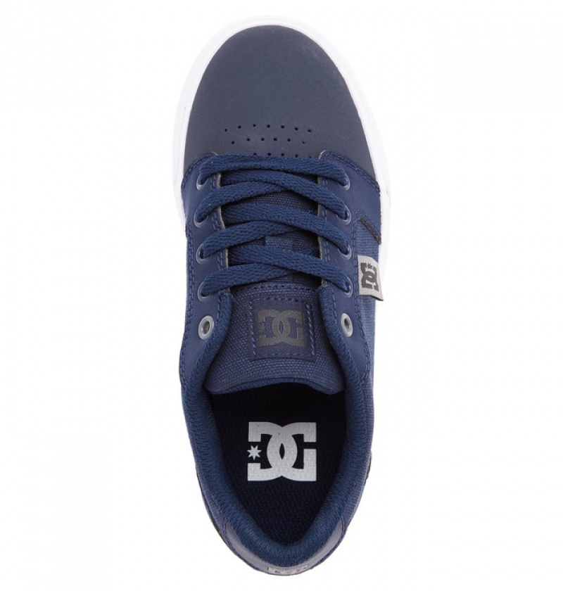 Adidasi DC Anvil Shoes Copii Bleumarin Gri | OQD6270