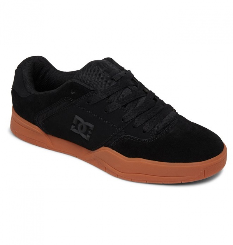 Adidasi DC Central Piele Shoes Barbati Negrii Maro | GXI5303