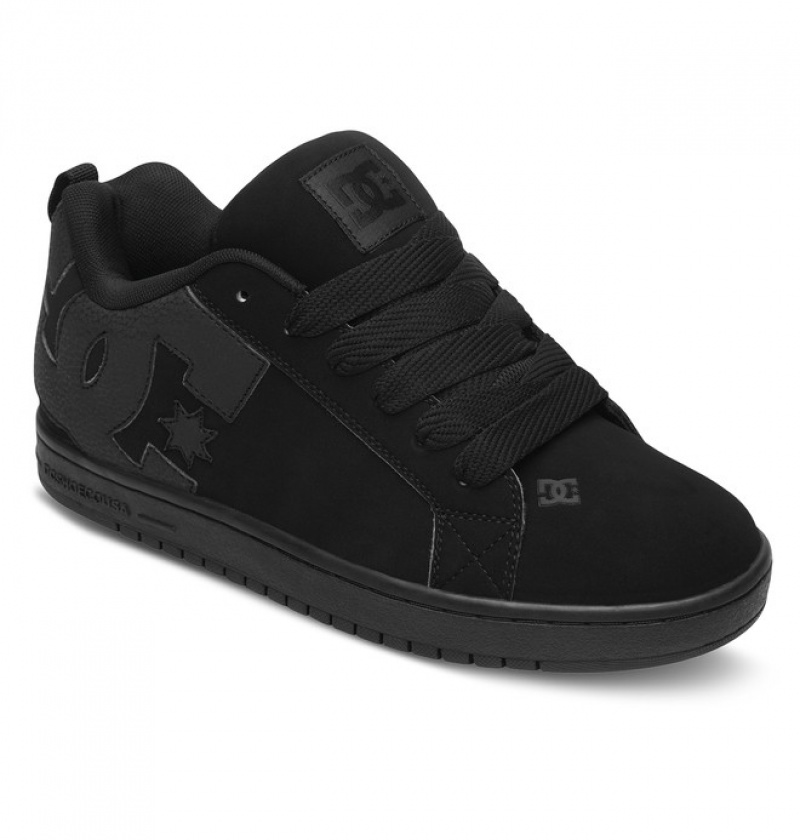 Adidasi DC Court Graffik Shoes Barbati Negrii | IGB9331