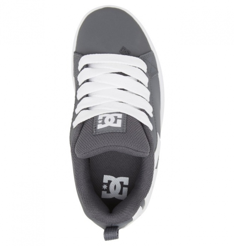 Adidasi DC Court Graffik Shoes Copii Gri Maro | HGV2101