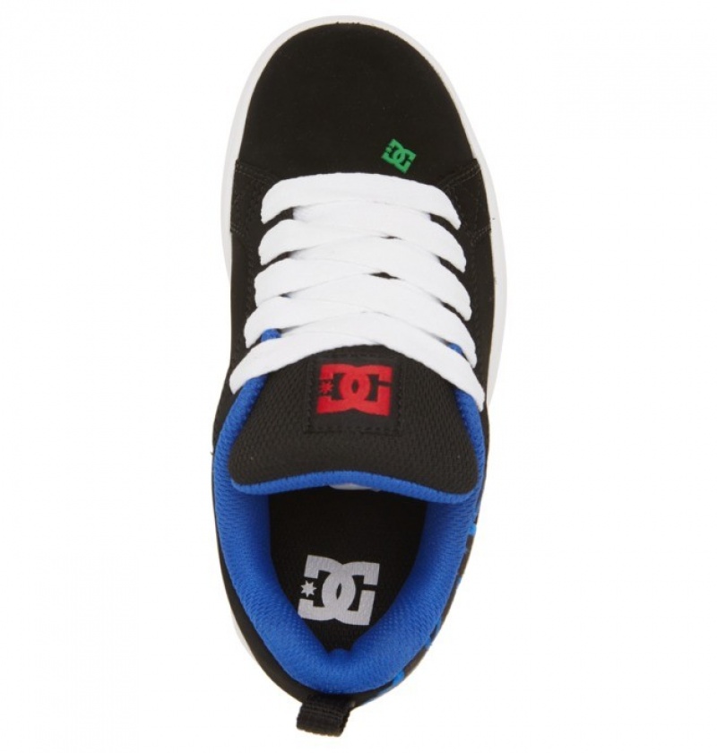 Adidasi DC Court Graffik Shoes Copii Negrii | WWH0726