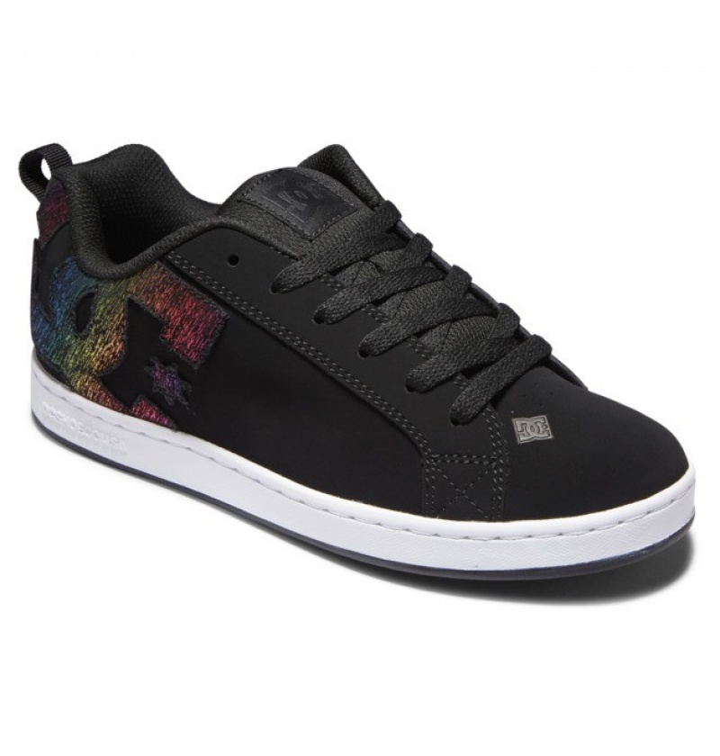 Adidasi DC Court Graffik Shoes Dama Negrii | NGQ4483