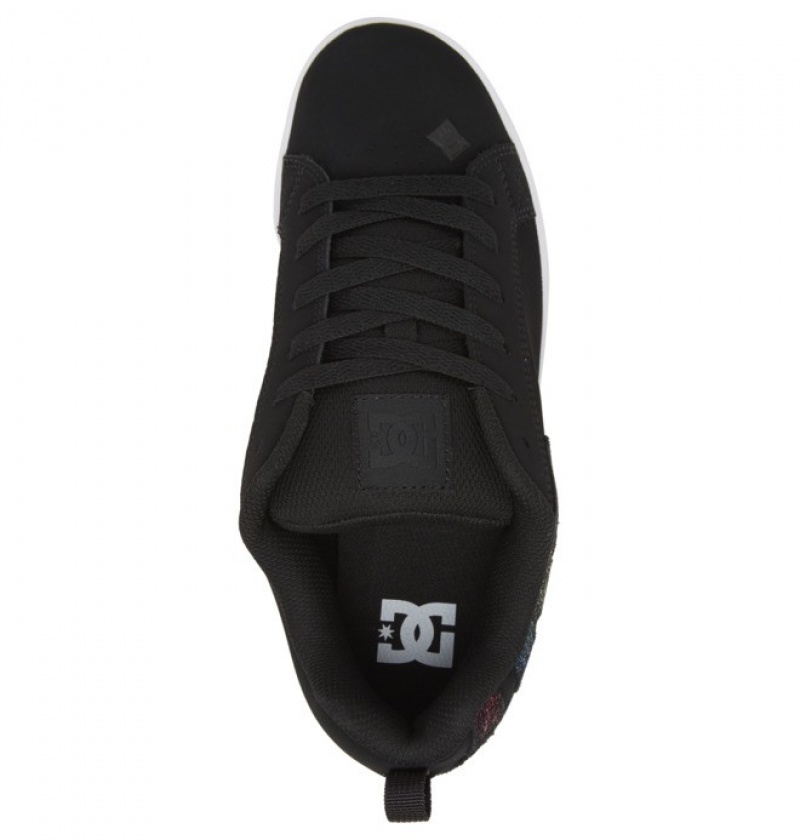 Adidasi DC Court Graffik Shoes Dama Negrii | NGQ4483