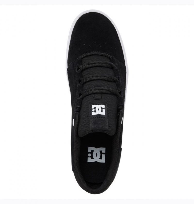 Adidasi DC Hyde Shoes Barbati Negrii Albi | SZI5207