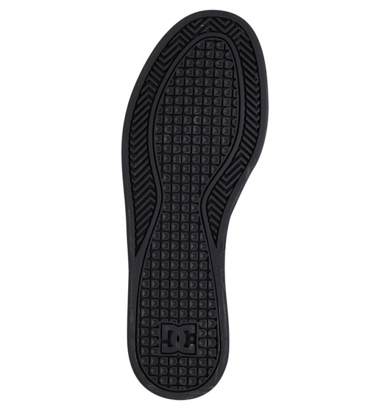 Adidasi DC Infinite Piele Slip Ons Barbati Negrii | FVP4934