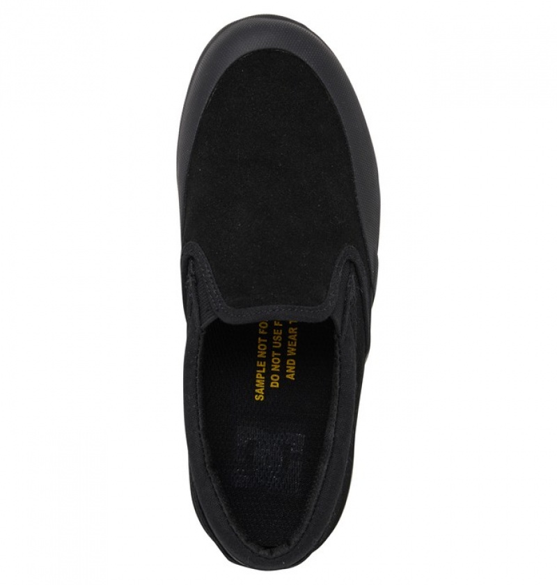 Adidasi DC Infinite Slip Ons Copii Negrii | ZOE6973