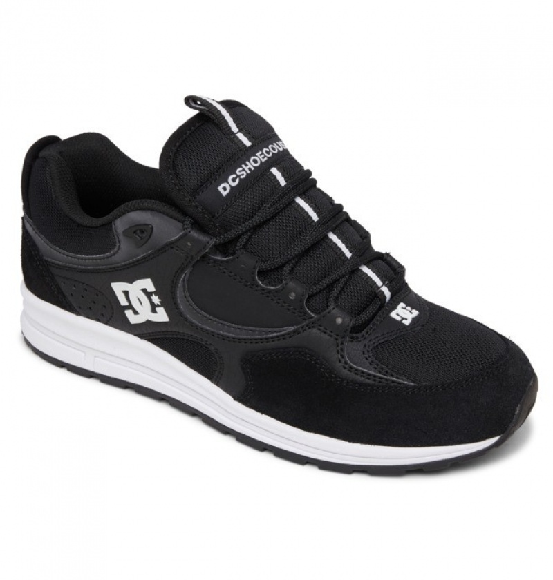 Adidasi DC Kalis Lite Shoes Barbati Negrii Albi | CPE9145