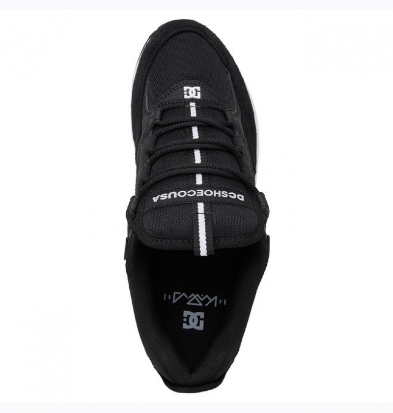 Adidasi DC Kalis Lite Shoes Barbati Negrii Albi | CPE9145