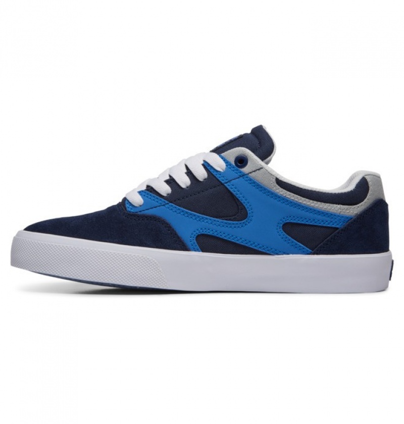 Adidasi DC Kalis Vulc S Skate Shoes Barbati Bleumarin | XAS1678