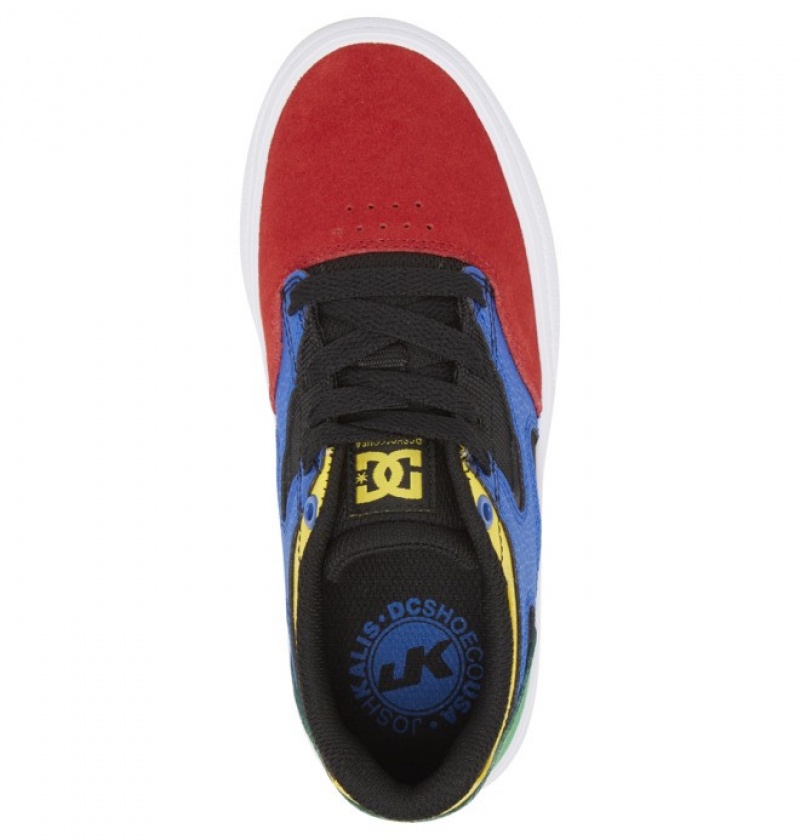 Adidasi DC Kalis Vulc Skate Shoes Copii Negrii | MXG2780