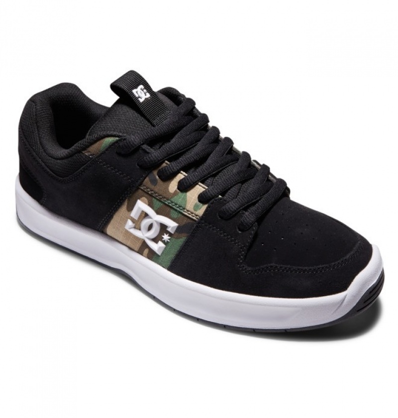 Adidasi DC Lynx Zero Skate Shoes Barbati Negrii Camuflaj | QBZ0798