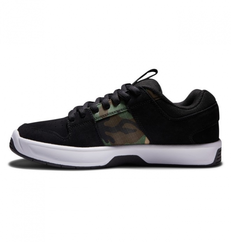 Adidasi DC Lynx Zero Skate Shoes Barbati Negrii Camuflaj | QBZ0798