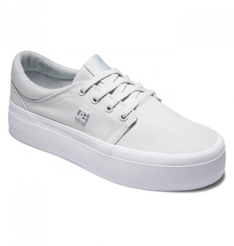 Adidasi DC Trase Platforma Shoes Dama Gri | ECJ4101