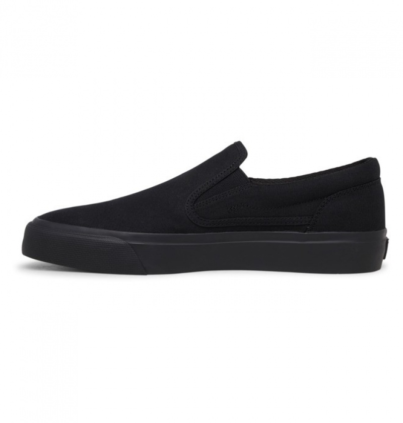 Adidasi DC Trase Slip-On Shoes Barbati Negrii | EBC5220