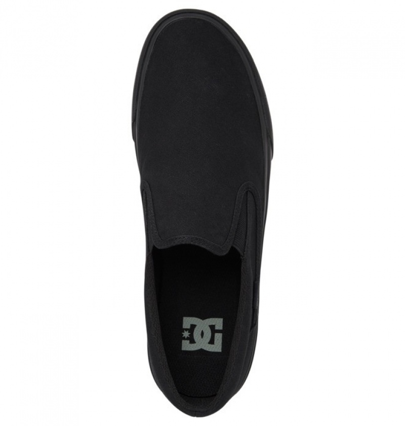 Adidasi DC Trase Slip-On Shoes Barbati Negrii | EBC5220