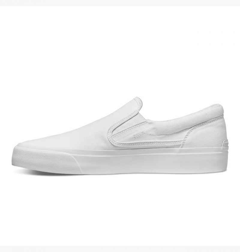 Adidasi DC Trase TX Slip-On Shoes Barbati Albi | LVM5846