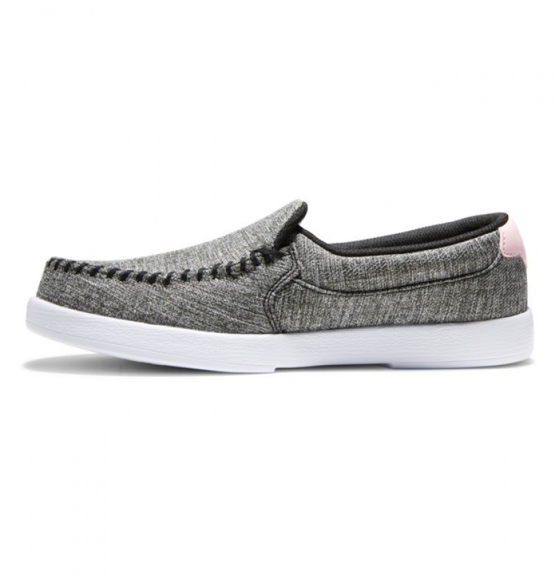 Adidasi DC Villain Slip-On Shoes Dama Gri | TTY1768