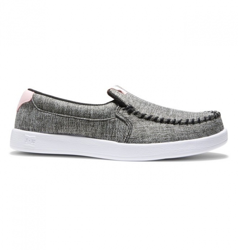 Adidasi DC Villain Slip-On Shoes Dama Gri | TTY1768