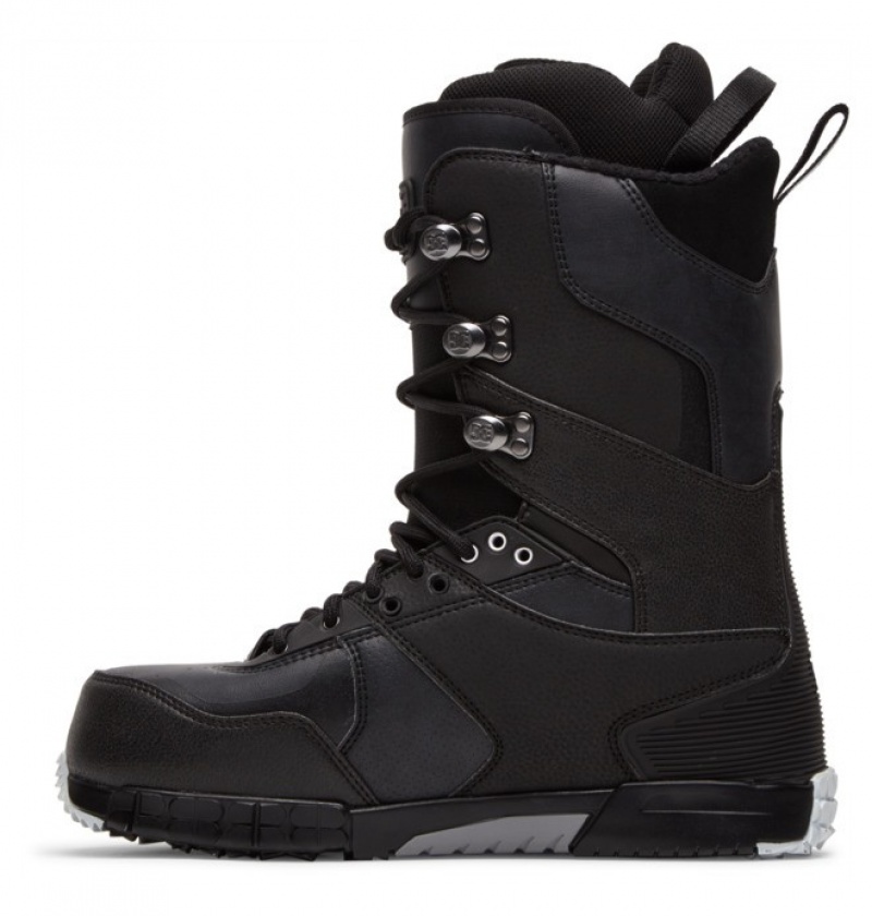 Cizme De Snowboard DC The Laced Dantela Barbati Negrii | JCT2860