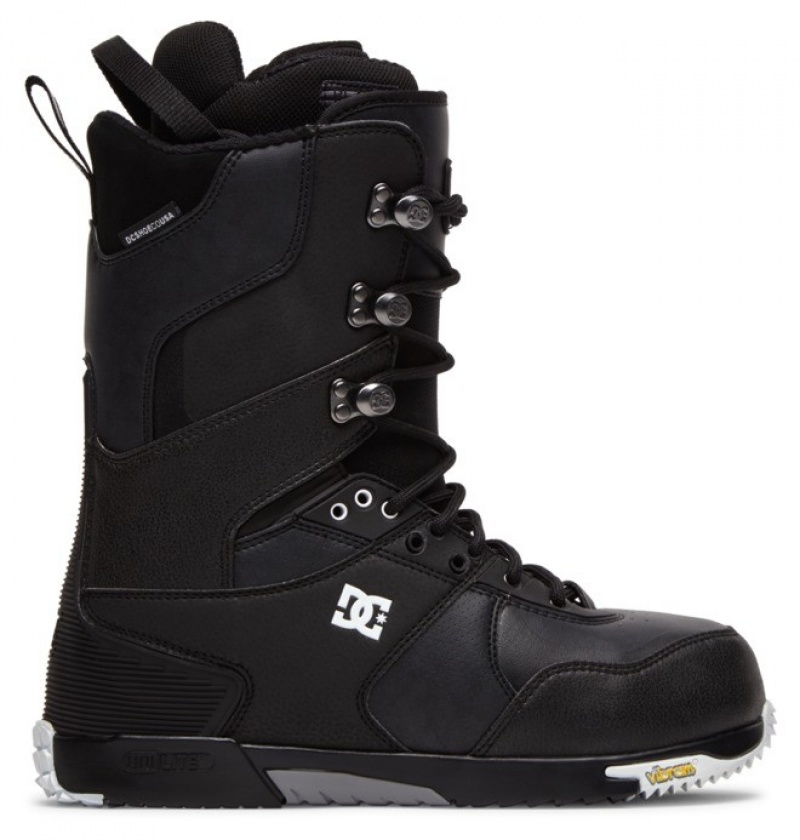 Cizme De Snowboard DC The Laced Dantela Barbati Negrii | JCT2860