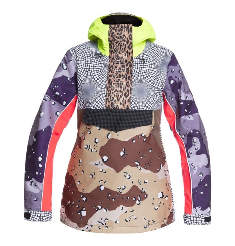 Geaca De Snowboard DC Envy Anorak Dama Camuflaj | OKC9992