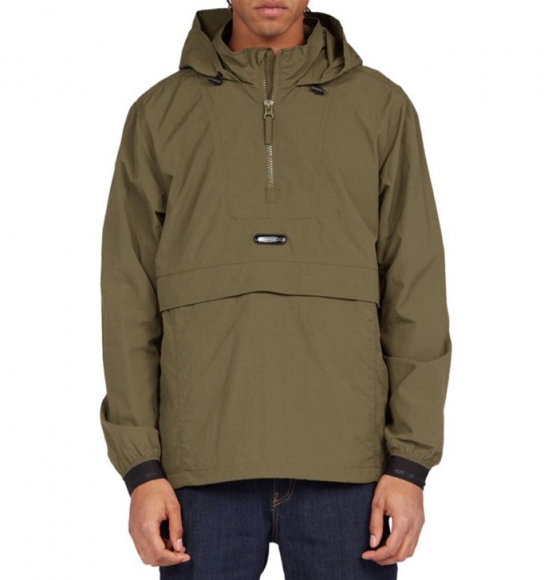 Geci DC Civil Apa-Resistant Windbreaker Barbati Verzi | MTD7849