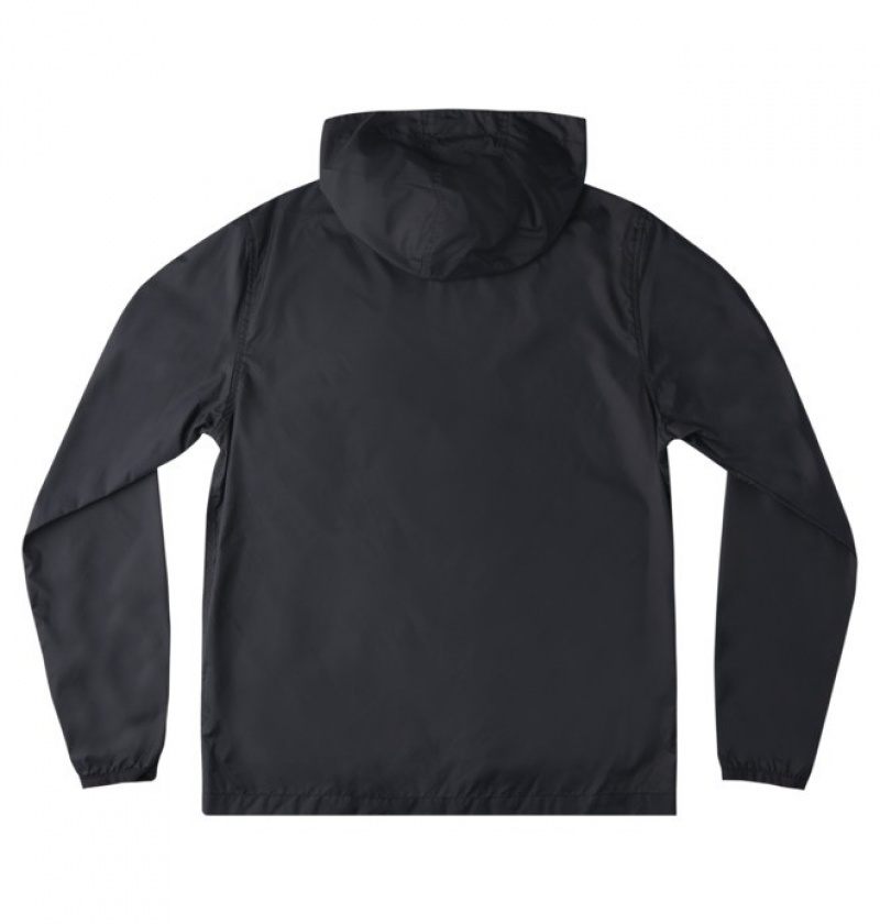 Geci DC Dagup Ripstop Packable Apa-Resistant Windbreaker Barbati Negrii | XBP0770