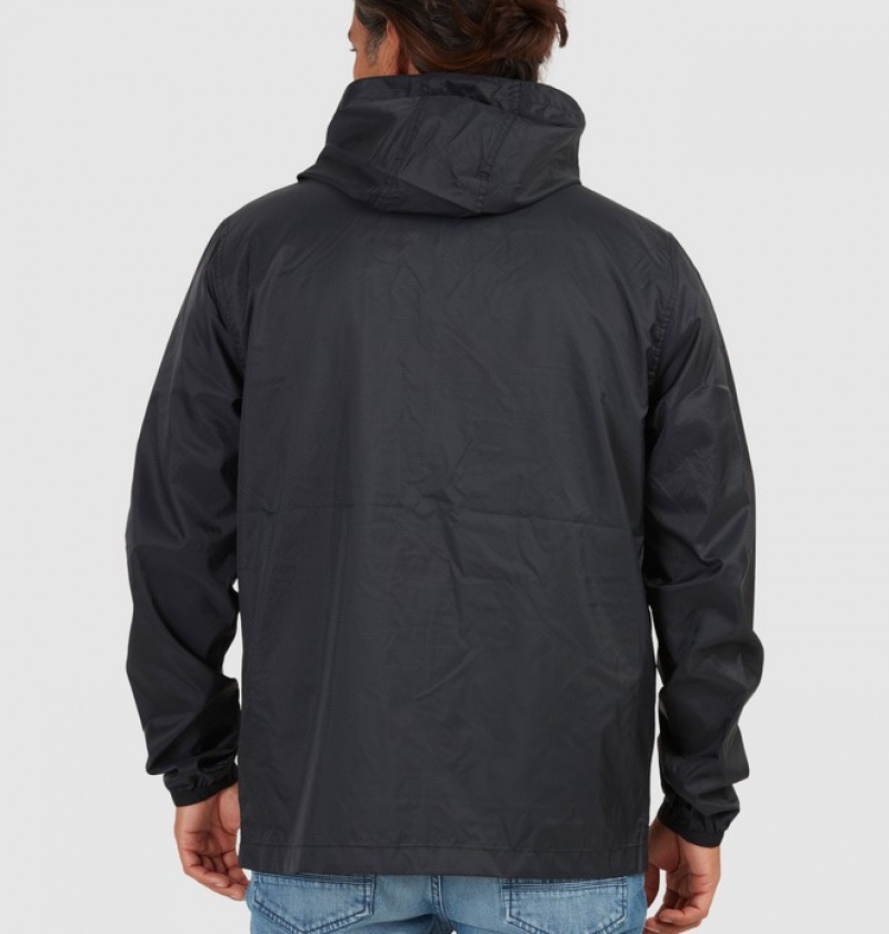 Geci DC Dagup Ripstop Packable Apa-Resistant Windbreaker Barbati Negrii | XBP0770