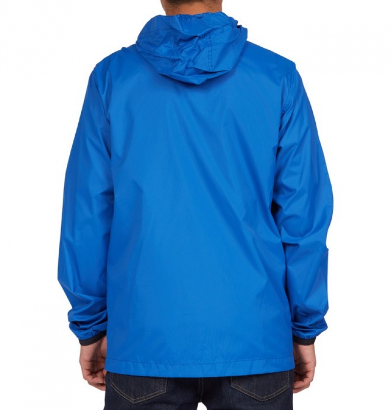 Geci DC Dagup Ripstop Packable Apa-Resistant Windbreaker Barbati Albastri | HKC6878