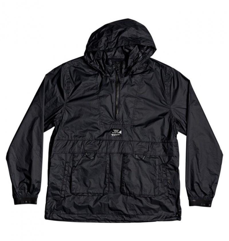 Geci DC Mellow Apa-Resistant Windbreaker Barbati Negrii | HXB5965