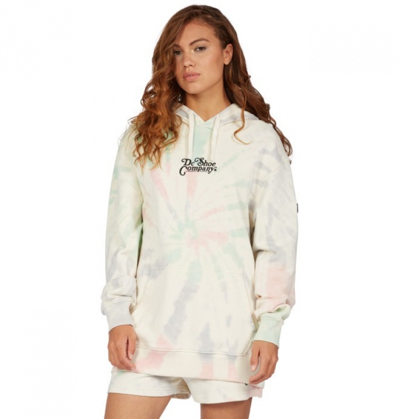 Hanorace & Pulovere DC Trippin Hoodie Dama Albi | PUD0818