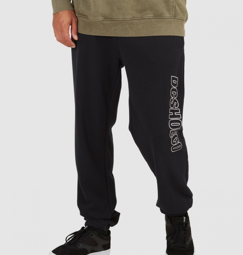 Pantaloni DC Downing Joggers Barbati Negrii | GLP3493