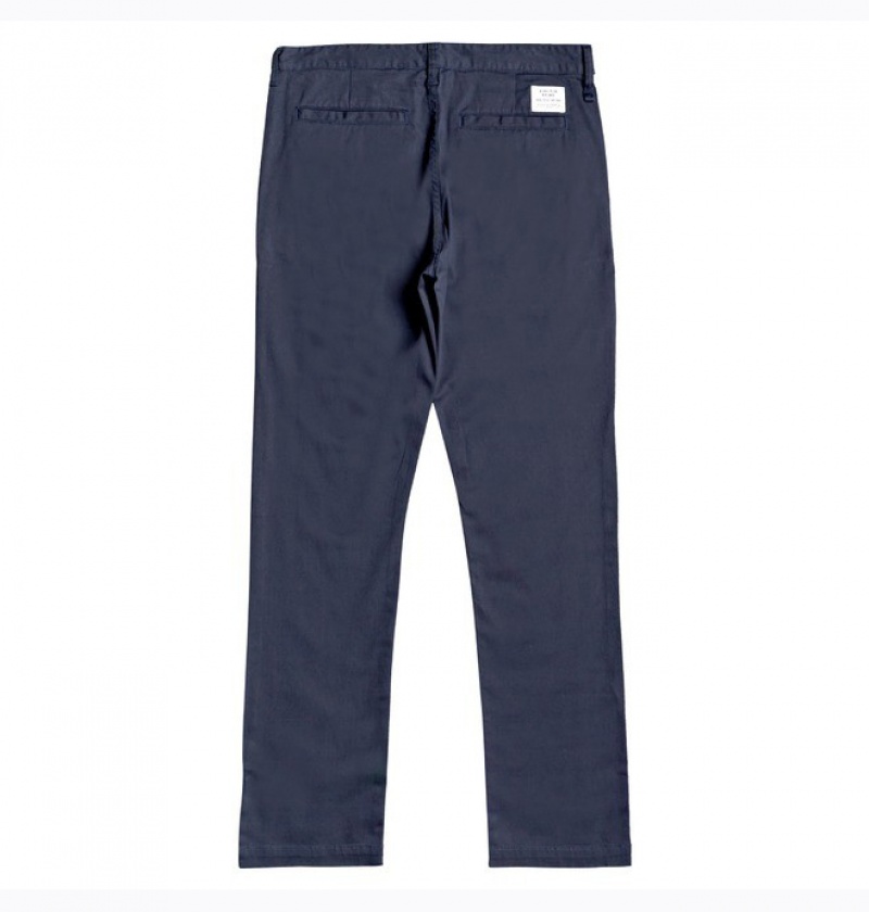 Pantaloni DC Worker Chinos Barbati Negrii | VCZ3756