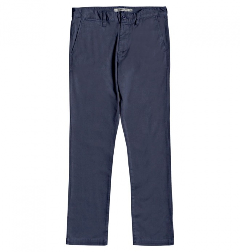 Pantaloni DC Worker Chinos Barbati Negrii | VCZ3756