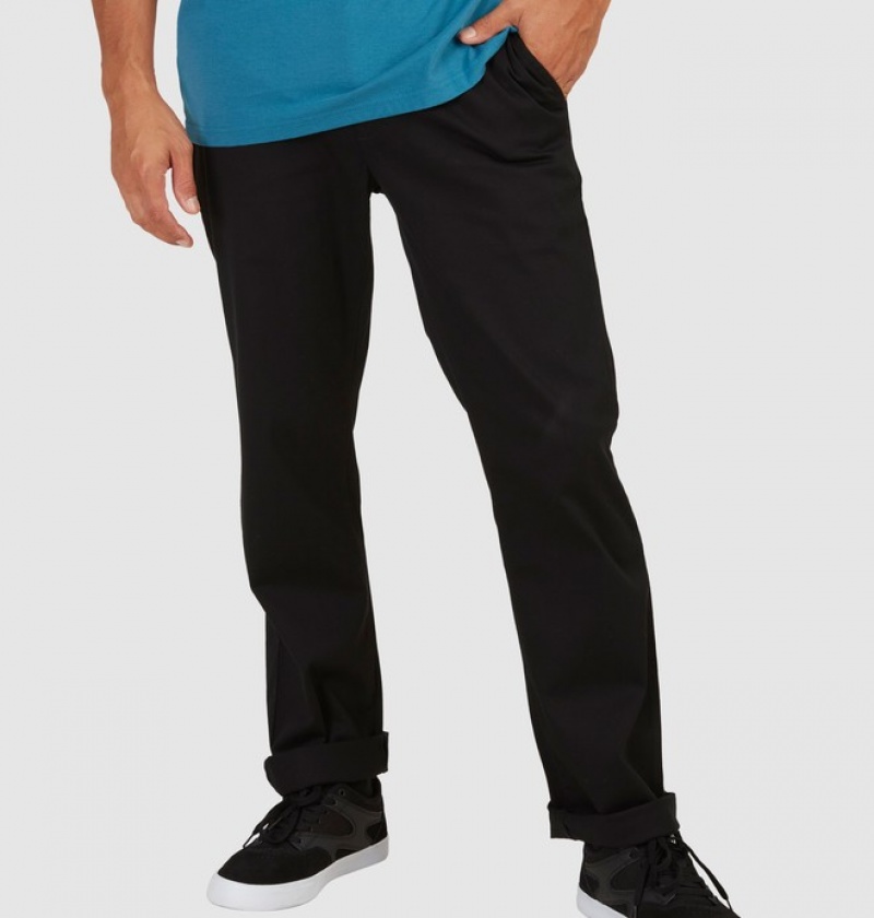 Pantaloni DC Worker Chinos Barbati Negrii | HSK0070