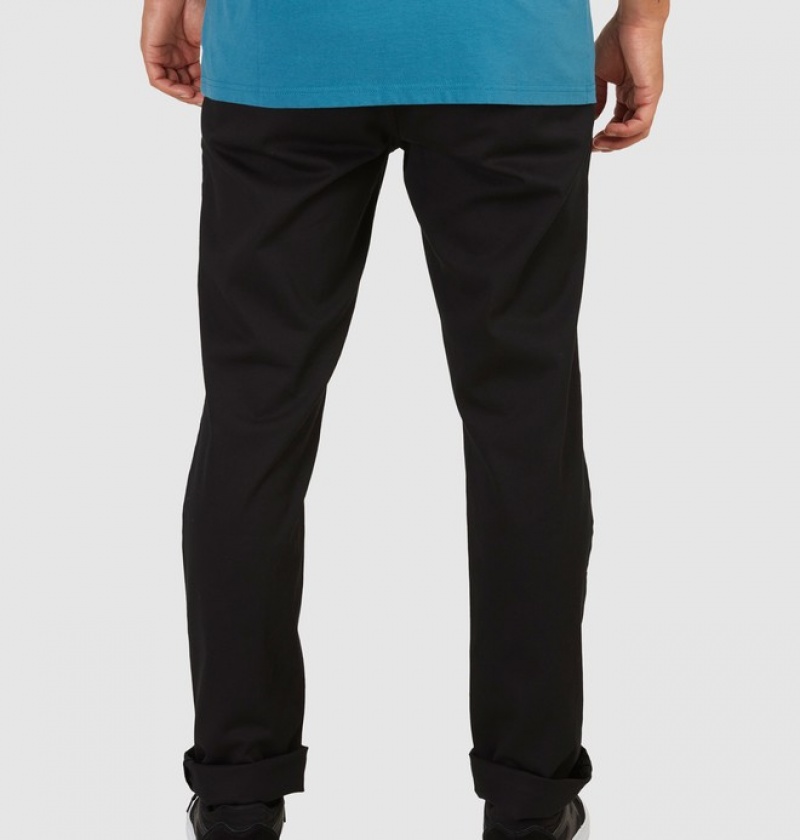 Pantaloni DC Worker Chinos Barbati Negrii | HSK0070