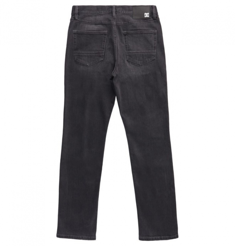 Pantaloni DC Worker Drept Fit Jeans Barbati Gri | UPM5981