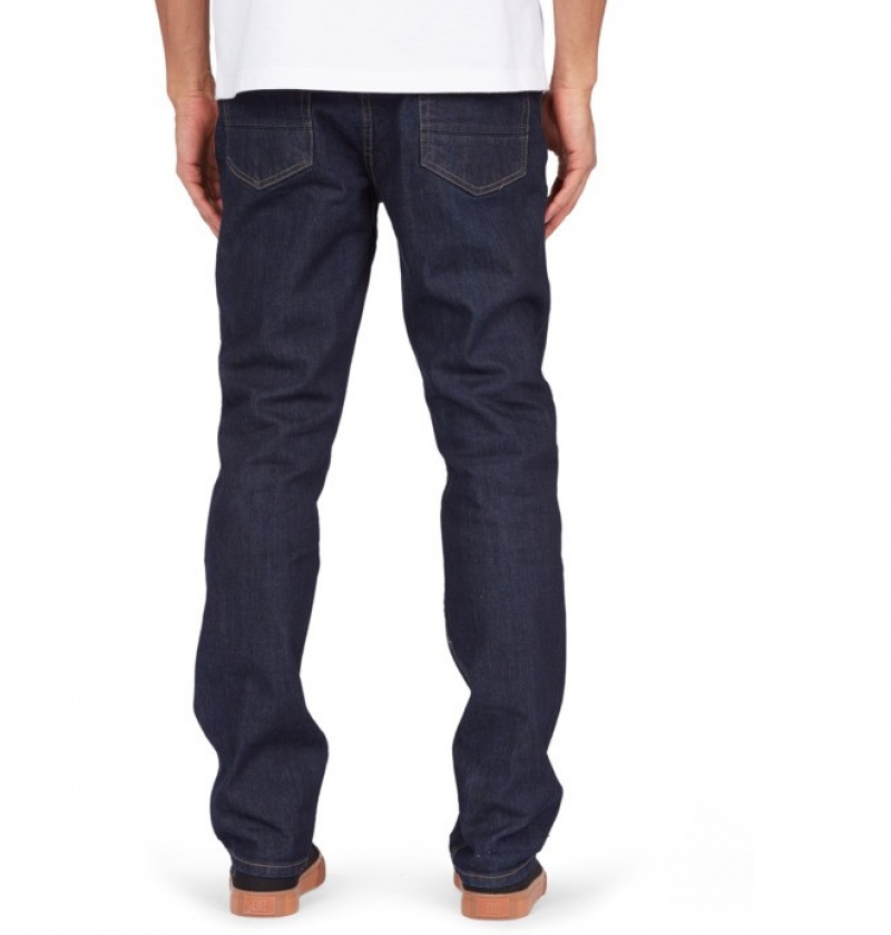 Pantaloni DC Worker Drept Fit Jeans Barbati Indigo | UGJ2683